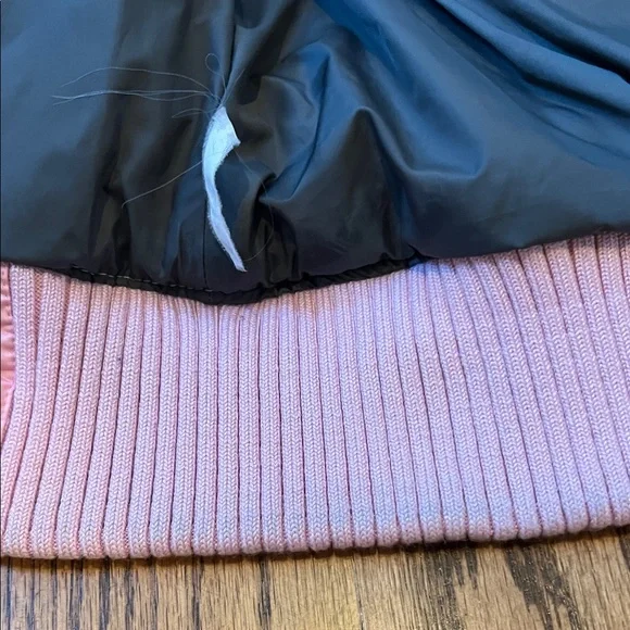 The North Face Pink Down Puffer Vest with Faux Fur Trim - Picture 12 of 12